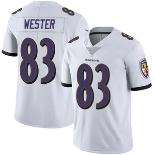 LaJohntay Wester Baltimore Ravens Youth Limited Vapor Untouchable Nike Jersey - White
