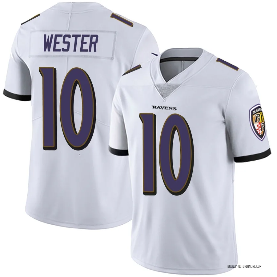 LaJohntay Wester Baltimore Ravens Youth Limited Vapor Untouchable Nike Jersey - White