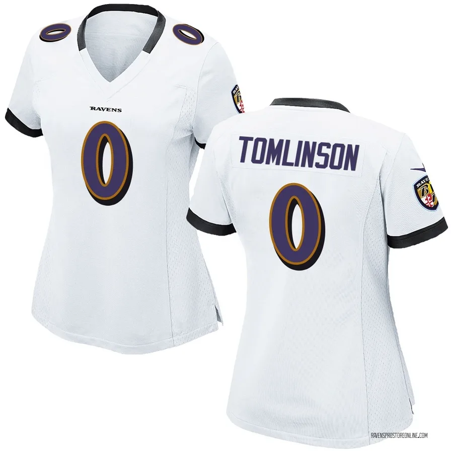 Laken Tomlinson Baltimore Ravens Women's Game Nike Jersey - White