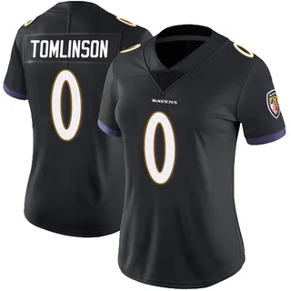 Laken Tomlinson Baltimore Ravens Women's Limited Alternate Vapor Untouchable Nike Jersey - Black