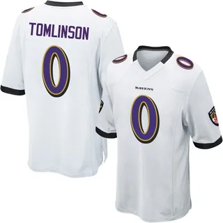 Laken Tomlinson Baltimore Ravens Youth Game Nike Jersey - White