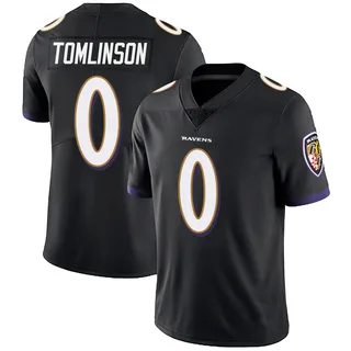 Laken Tomlinson Baltimore Ravens Youth Limited Alternate Vapor Untouchable Nike Jersey - Black
