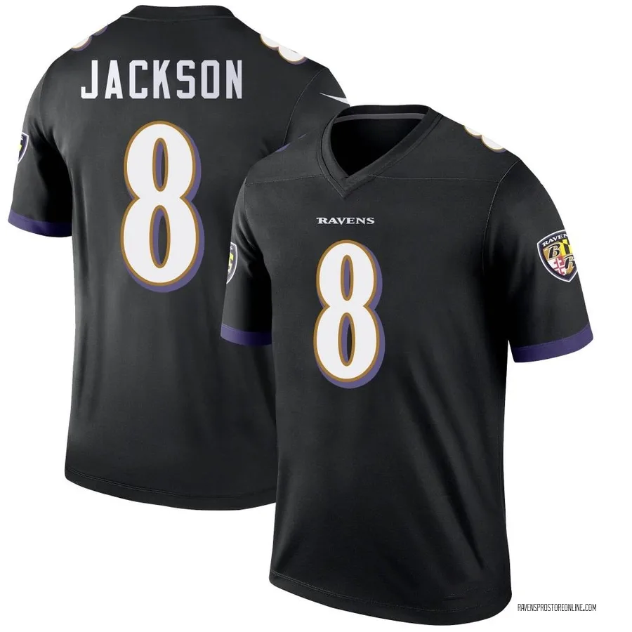Lamar Jackson Baltimore Ravens Men's Legend Nike Jersey - Black
