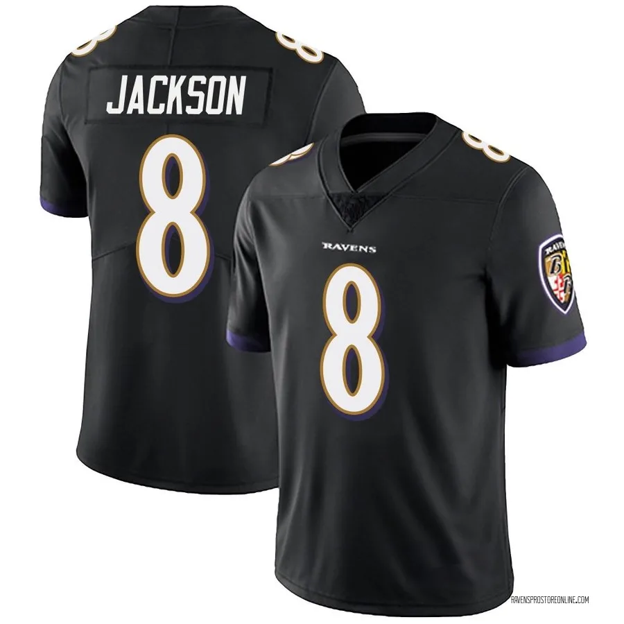 Lamar Jackson Baltimore Ravens Men's Limited Alternate Vapor Untouchable Nike Jersey - Black