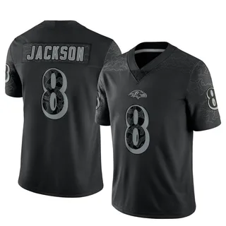 Lamar Jackson Baltimore Ravens Men's Limited Reflective Nike Jersey - Black