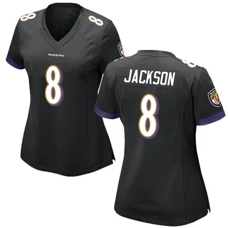 Lamar Jackson Baltimore Ravens Women's Game Nike Jersey - Black