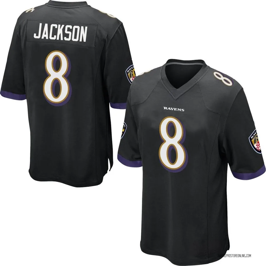 Lamar Jackson Baltimore Ravens Youth Game Nike Jersey - Black
