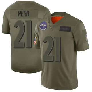 Lardarius Webb Baltimore Ravens Men's Limited 2019 Salute to Service Nike Jersey - Camo