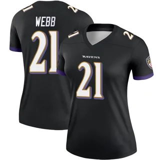 Lardarius Webb Baltimore Ravens Women's Legend Jersey - Black