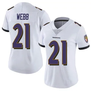 Lardarius Webb Baltimore Ravens Women's Limited Vapor Untouchable Nike Jersey - White