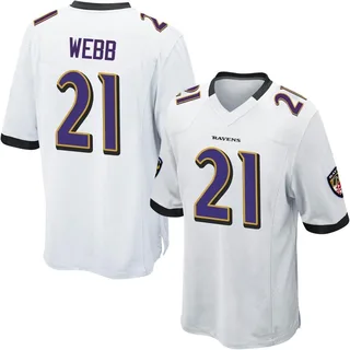 Lardarius Webb Baltimore Ravens Youth Game Nike Jersey - White