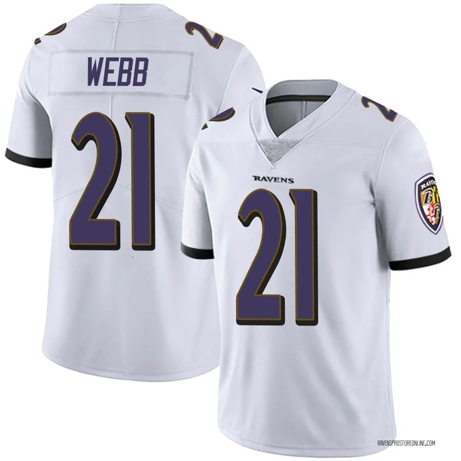 Lardarius Webb Baltimore Ravens Youth Limited Vapor Untouchable Nike Jersey - White