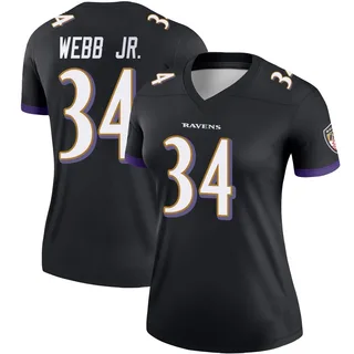Lardarius Webb Jr. Baltimore Ravens Women's Legend Nike Jersey - Black