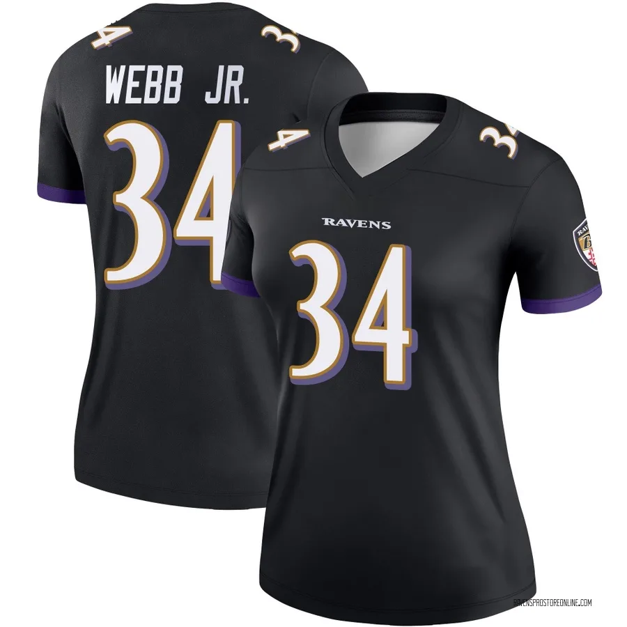 Lardarius Webb Jr. Baltimore Ravens Women's Legend Nike Jersey - Black