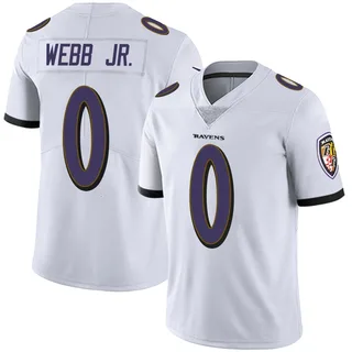 Lardarius Webb Jr. Baltimore Ravens Youth Limited Vapor Untouchable Nike Jersey - White