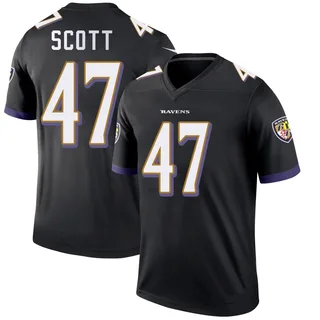 Lucas Scott Baltimore Ravens Men's Legend Nike Jersey - Black