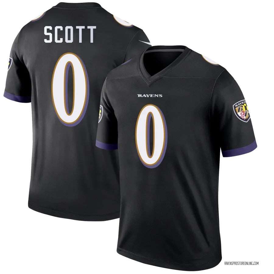 Lucas Scott Baltimore Ravens Men's Legend Nike Jersey - Black