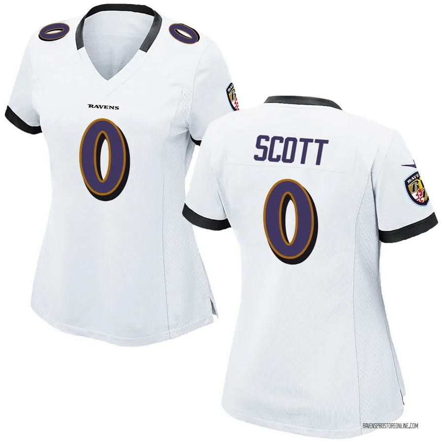 Lucas Scott Baltimore Ravens Women's Game Nike Jersey - White