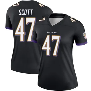 Lucas Scott Baltimore Ravens Women's Legend Nike Jersey - Black
