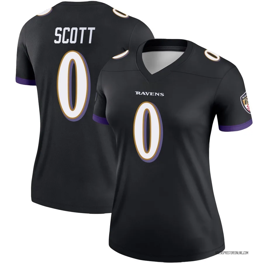 Lucas Scott Baltimore Ravens Women's Legend Nike Jersey - Black