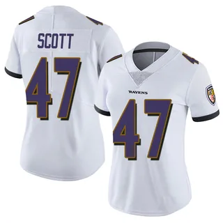 Lucas Scott Baltimore Ravens Women's Limited Vapor Untouchable Nike Jersey - White