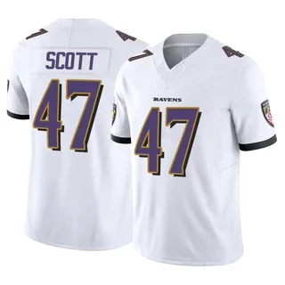 Lucas Scott Baltimore Ravens Youth Limited Vapor F.U.S.E. Nike Jersey - White