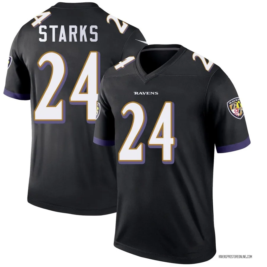 Malaki Starks Baltimore Ravens Men's Legend Nike Jersey - Black
