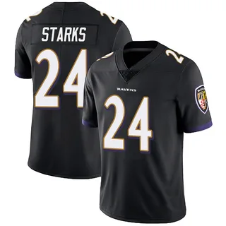 Malaki Starks Baltimore Ravens Men's Limited Alternate Vapor Untouchable Nike Jersey - Black