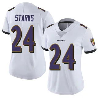 Malaki Starks Baltimore Ravens Women's Limited Vapor Untouchable Nike Jersey - White