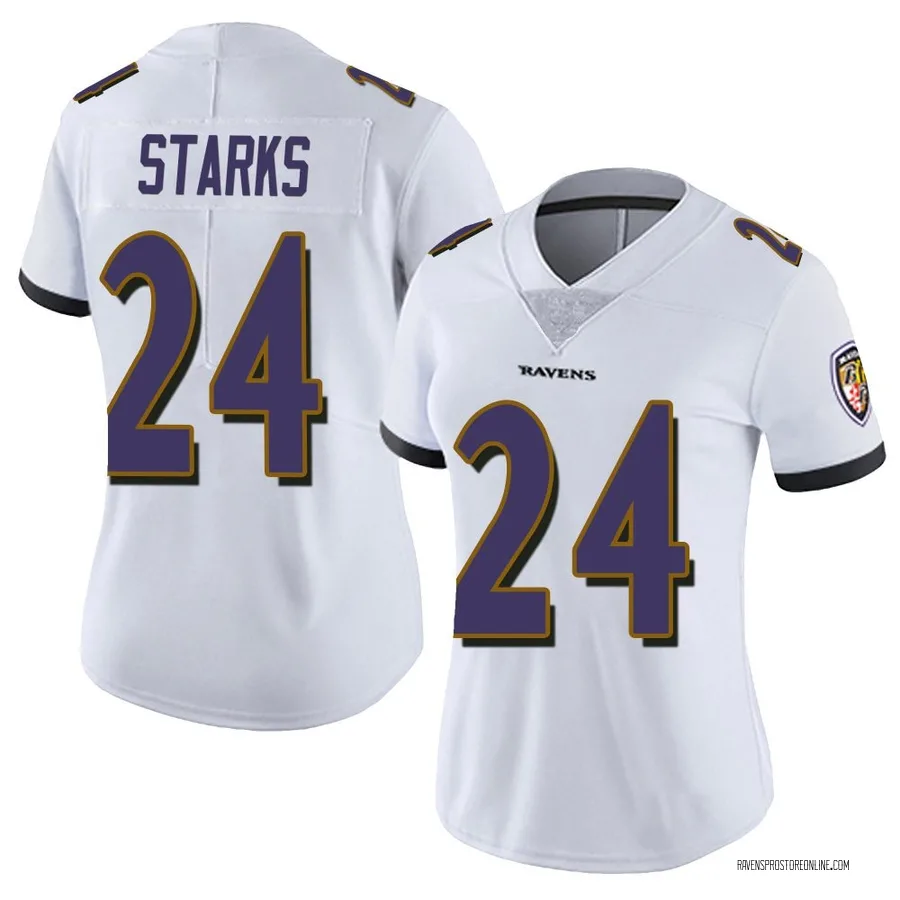Malaki Starks Baltimore Ravens Women's Limited Vapor Untouchable Nike Jersey - White