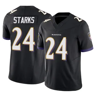 Malaki Starks Baltimore Ravens Youth Limited Vapor F.U.S.E. Nike Jersey - Black