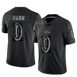 Malik Hamm Baltimore Ravens Youth Limited Reflective Nike Jersey - Black