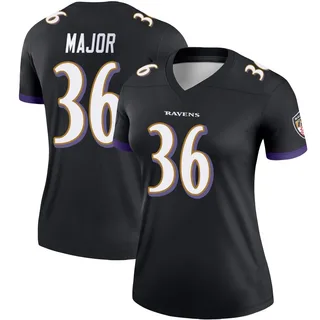 Marcus Major Baltimore Ravens Women's Legend Nike Jersey - Black