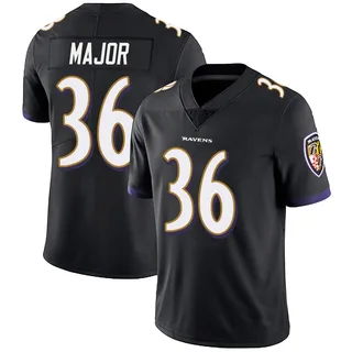 Marcus Major Baltimore Ravens Youth Limited Alternate Vapor Untouchable Nike Jersey - Black
