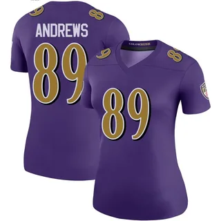 Mark Andrews Baltimore Ravens Women's Color Rush Legend Nike Jersey - Purple