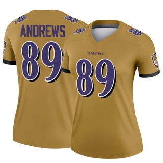 Mark Andrews Baltimore Ravens Women's Legend Inverted Nike Jersey - Gold