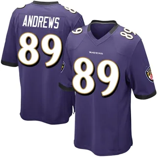 Mark Andrews Baltimore Ravens Youth Game Team Color Nike Jersey - Purple