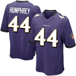 Marlon Humphrey Baltimore Ravens Men's Game Team Color Nike Jersey - Purple