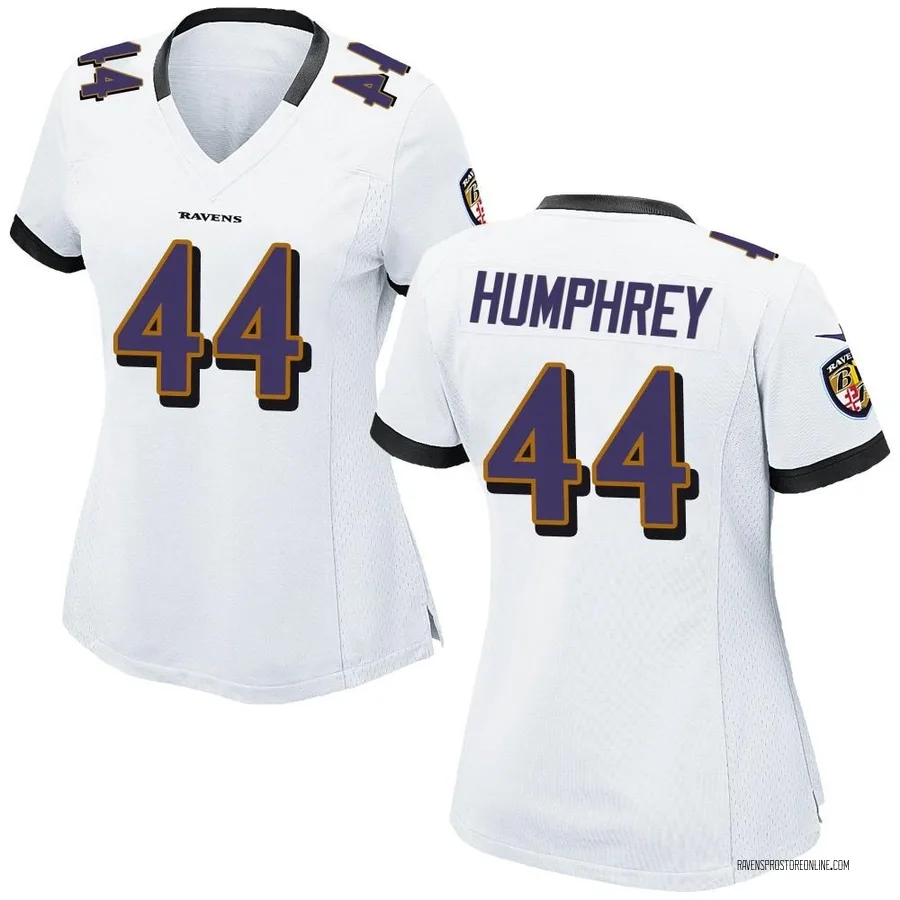 Marlon Humphrey Baltimore Ravens Women's Game Nike Jersey - White
