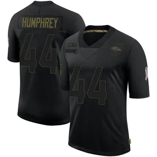 Marlon Humphrey Baltimore Ravens Youth Limited 2020 Salute To Service Nike Jersey - Black