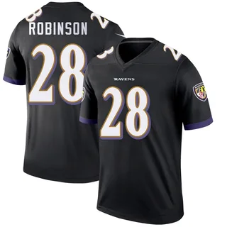 Marquise Robinson Baltimore Ravens Men's Legend Nike Jersey - Black