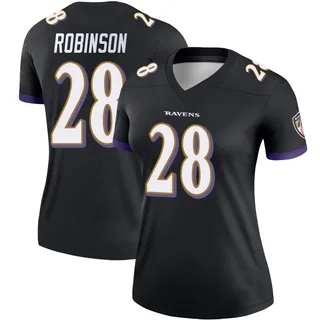 Marquise Robinson Baltimore Ravens Women's Legend Nike Jersey - Black