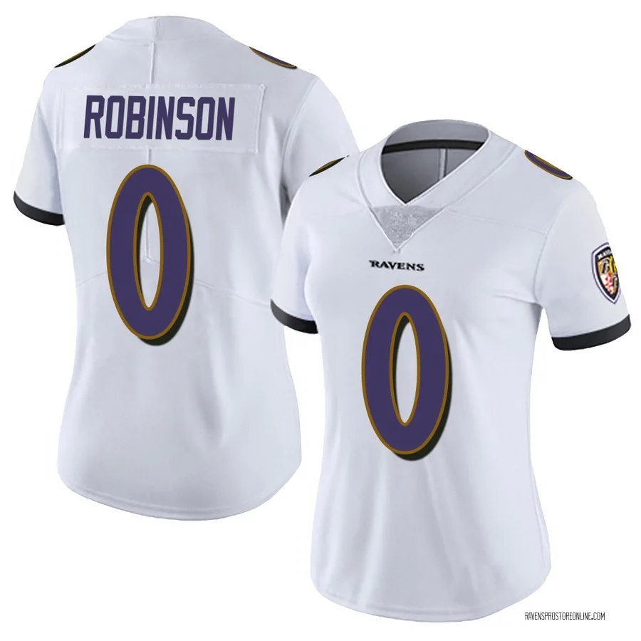 Marquise Robinson Baltimore Ravens Women's Limited Vapor Untouchable Nike Jersey - White