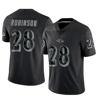 Marquise Robinson Baltimore Ravens Youth Limited Reflective Nike Jersey - Black