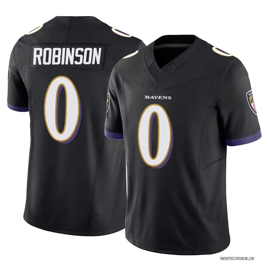 Marquise Robinson Baltimore Ravens Youth Limited Vapor F.U.S.E. Nike Jersey - Black