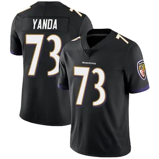 Marshal Yanda Baltimore Ravens Men's Limited Alternate Vapor Untouchable Nike Jersey - Black