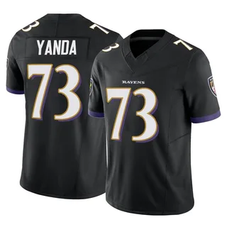 Marshal Yanda Baltimore Ravens Men's Limited Vapor F.U.S.E. Nike Jersey - Black