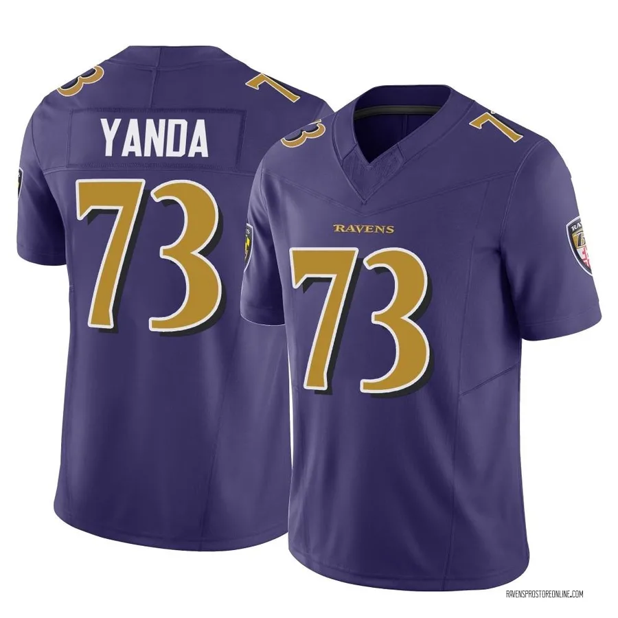 Marshal Yanda Baltimore Ravens Men's Limited Vapor F.U.S.E. Nike Jersey - Purple