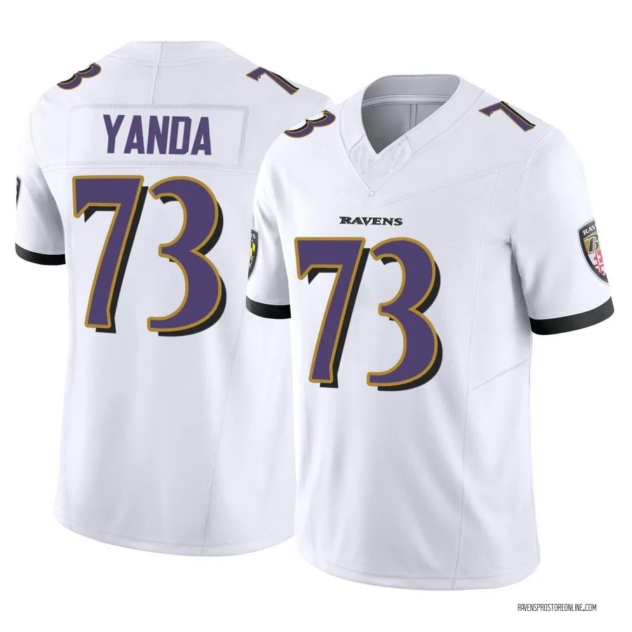 Marshal Yanda Baltimore Ravens Men's Limited Vapor F.U.S.E. Nike Jersey - White