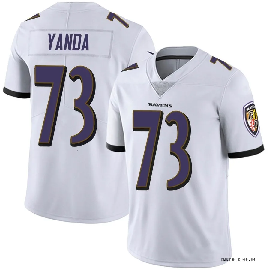 Marshal Yanda Baltimore Ravens Men's Limited Vapor Untouchable Nike Jersey - White